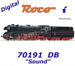 70191 Roco Parní lokomotiva řady BR 10, DB - Zvuk